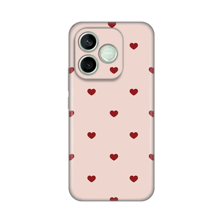 Maska Silikonska Print za Honor 600 Lite Beige Hearts