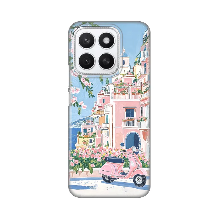 Maska Silikonska Print za Honor X8c Pink Italy