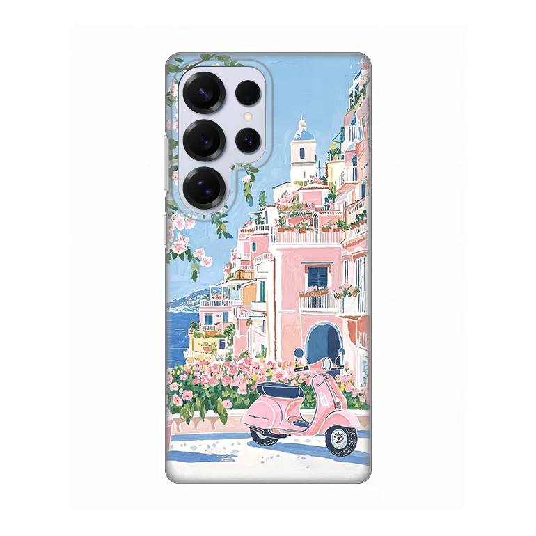 Maska Silikonska Print za Samsung S938B Galaxy S25 Ultra Pink Italy