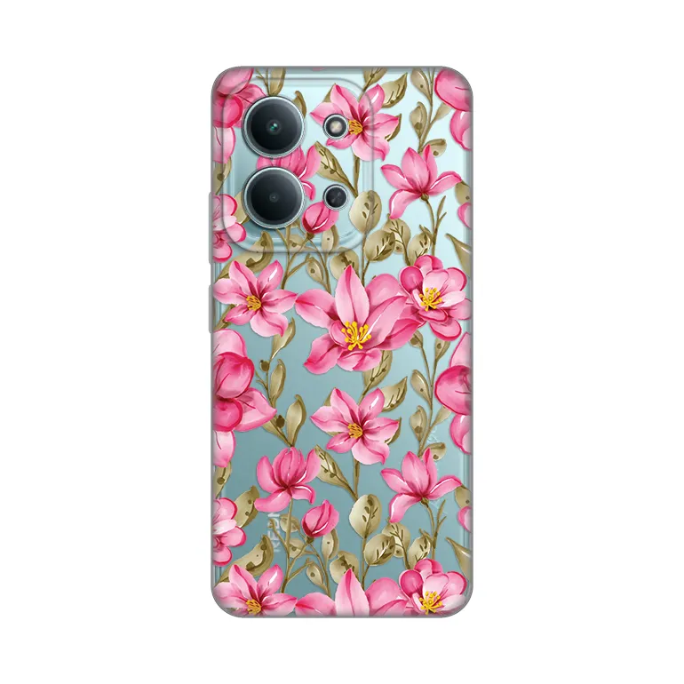 Maska Silikonska Print za Xiaomi Redmi 15C 4G Magnolia