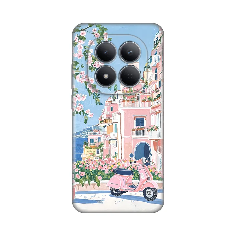 Maska Silikonska Print za Xiaomi Redmi Note 15 Pro 5G Pink Italy