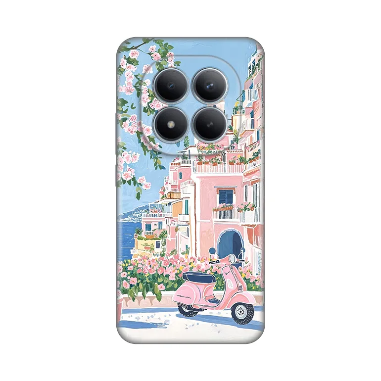 Maska Silikonska Print za Xiaomi Redmi Note 15 Pro Plus 5G Pink Italy