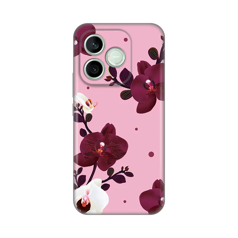 Maska Silikonska Print Skin za Honor 600 Lite Pink Orchid