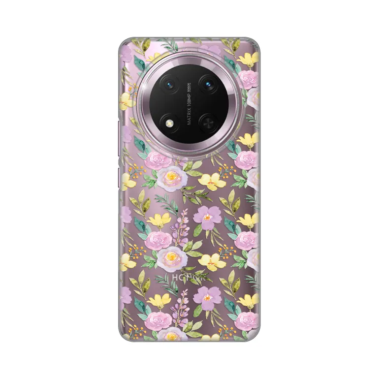 Maska Silikonska Print Skin za Honor Magic 7 Lite Soft Flowers