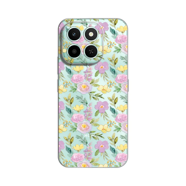 Maska Silikonska Print Skin za Honor X6c Soft Flowers