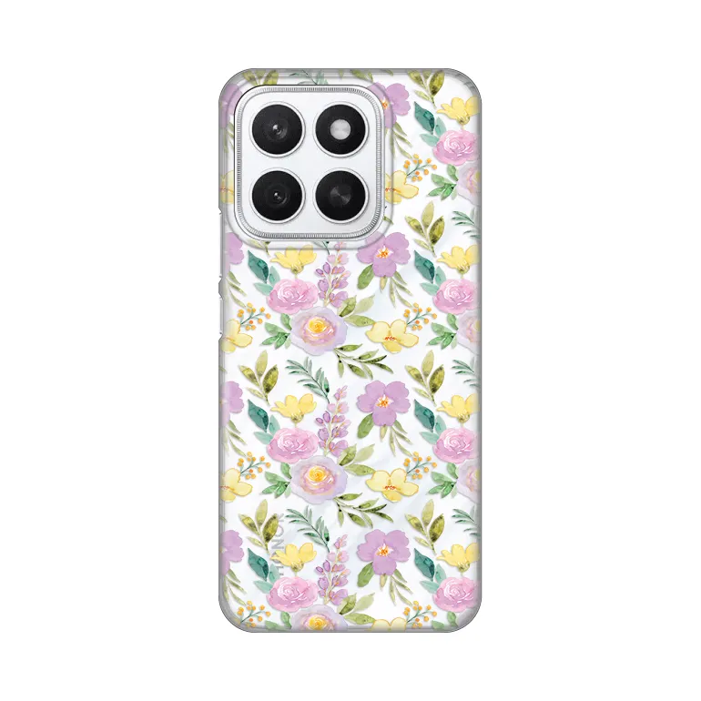 Maska Silikonska Print Skin za Honor X8c Soft Flowers