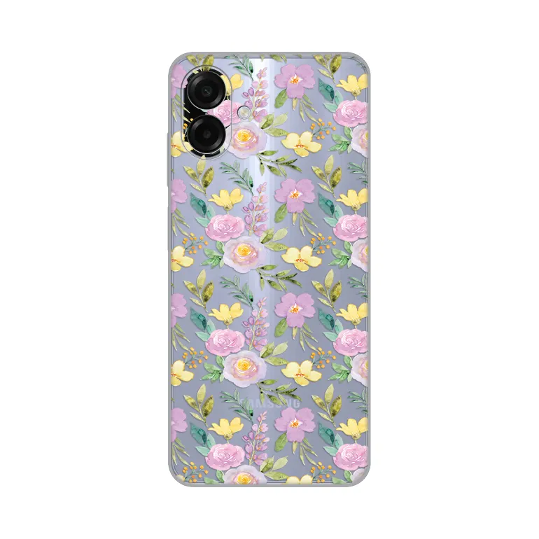 Maska Silikonska Print Skin za Samsung A075F Galaxy A07 Soft Flowers