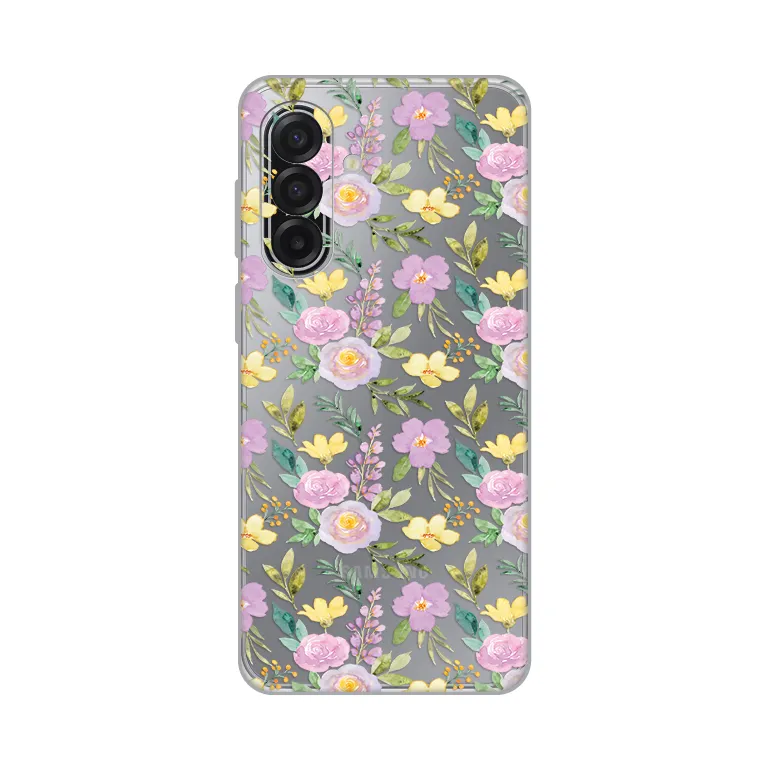 Maska Silikonska Print Skin za Samsung A175F Galaxy A17 Soft Flowers