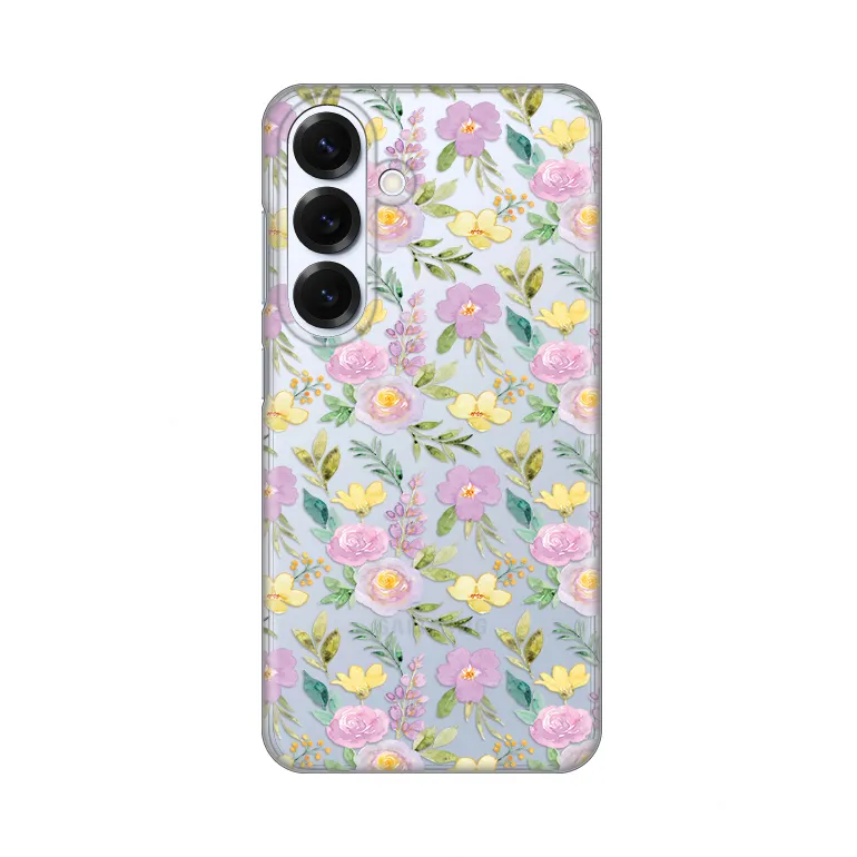 Maska Silikonska Print Skin za Samsung S931B Galaxy S25 Soft Flowers