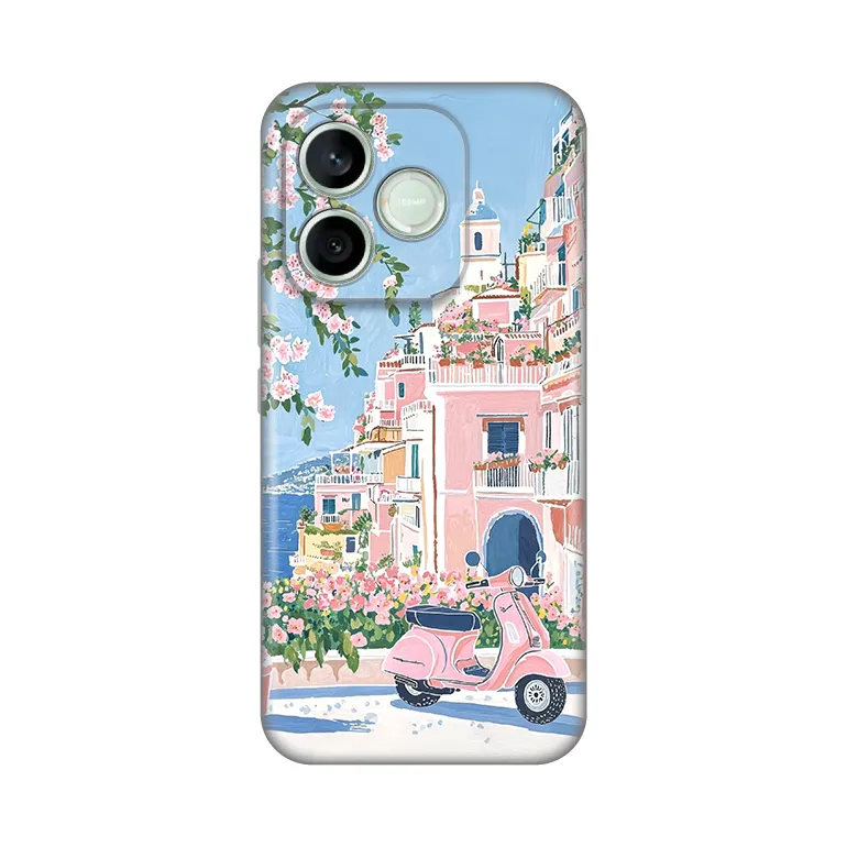 Maska Silikonska Print za Honor 600 Lite Pink Italy