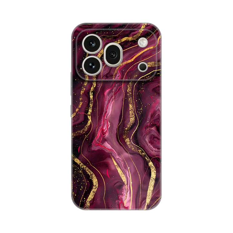 Maska Silikonska Print za Honor 600 Pro Burgundy
