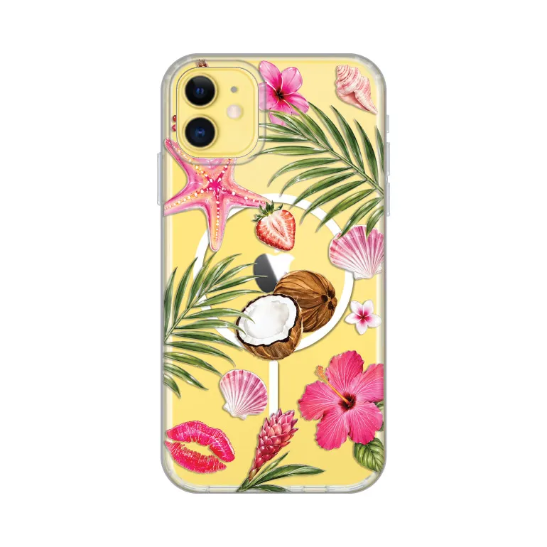 Maska Print Magsafe za iPhone 11 6.1 Coconut Paradise