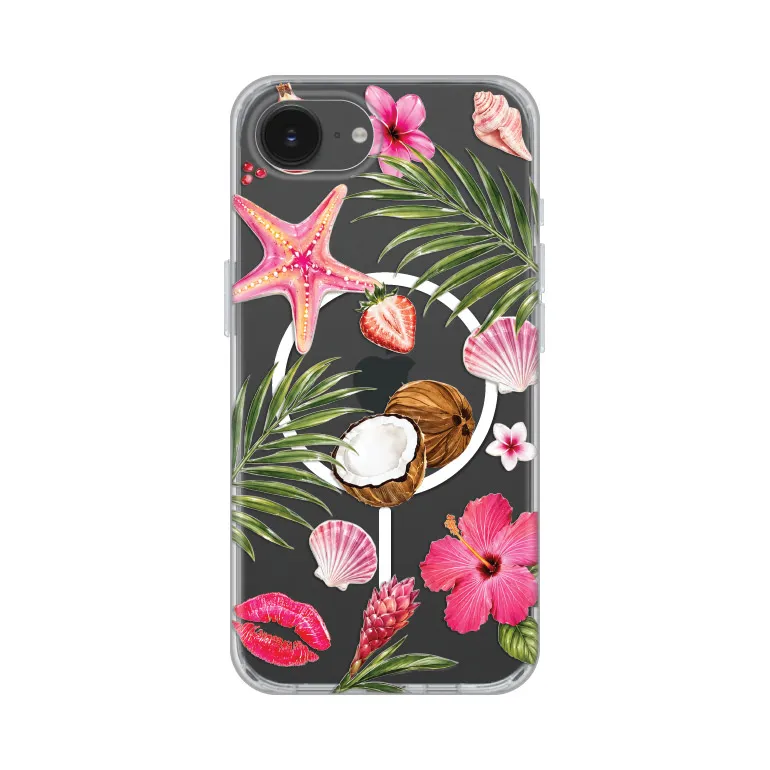 Maska Print Magsafe za iPhone 16e/17e 6.1 Coconut Paradise