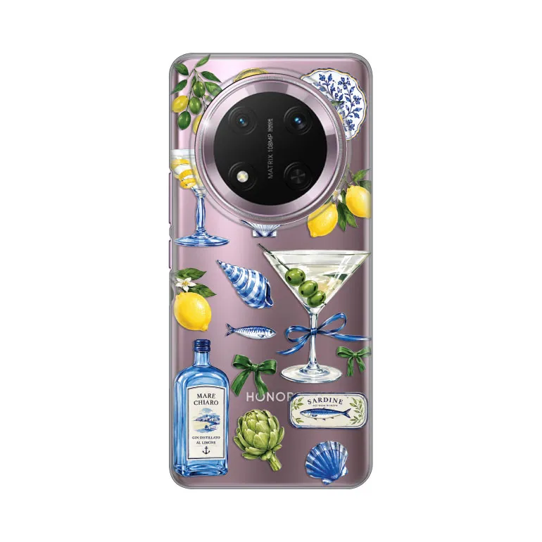 Maska Silikonska Print za Honor Magic 7 Lite Mediterranean Martini