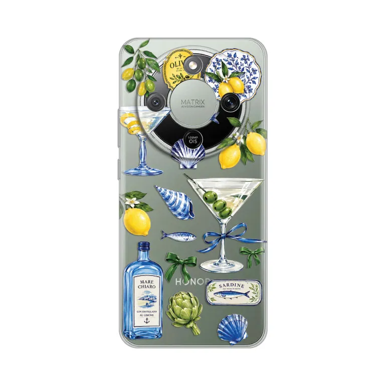 Maska Silikonska Print za Honor Magic 8 Lite Mediterranean Martini
