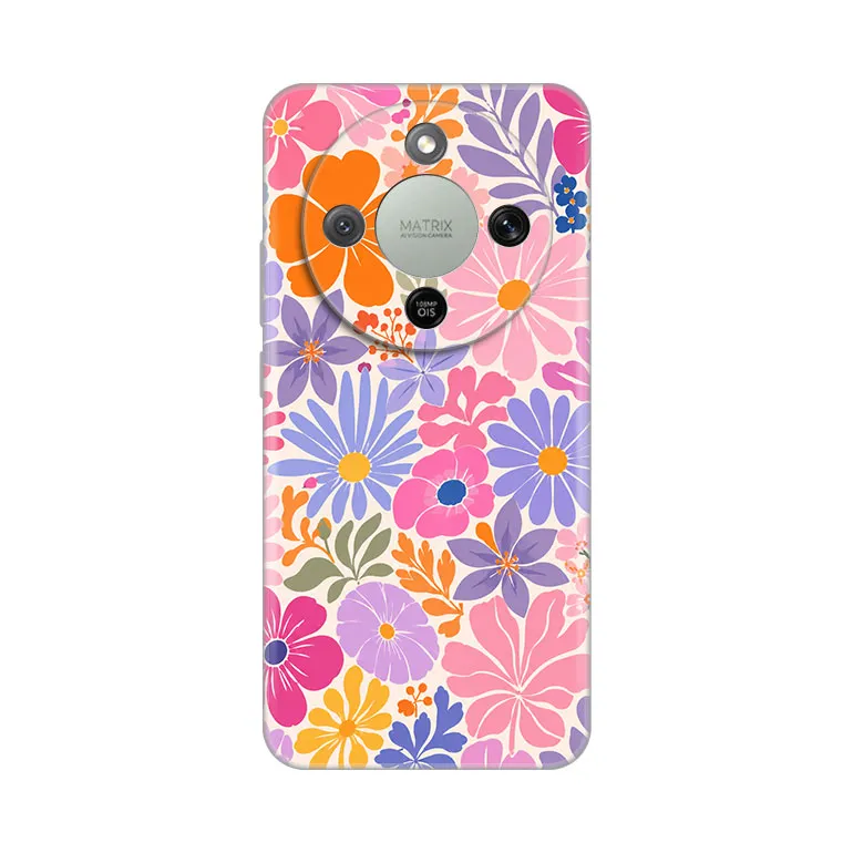 Maska Silikonska Print za Honor Magic 8 Lite Sunny Petals
