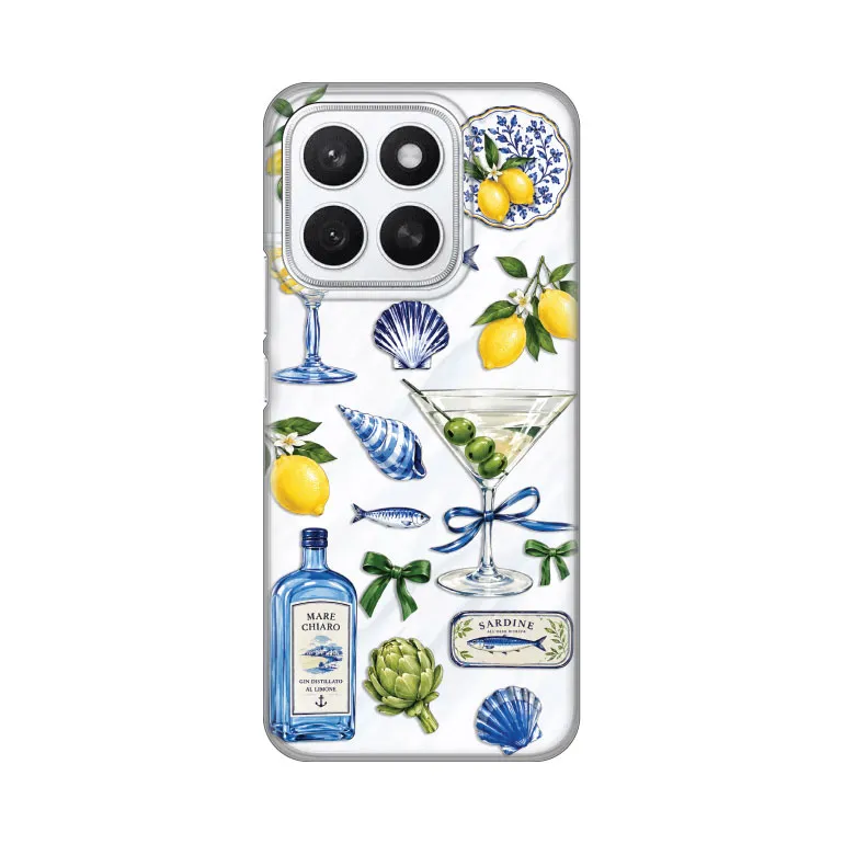 Maska Silikonska Print za Honor X8c Mediterranean Martini