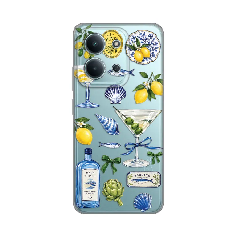 Maska Silikonska Print za Xiaomi Redmi 15C 4G Mediterranean Martini