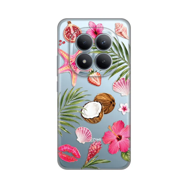 Maska Silikonska Print za Xiaomi Redmi Note 15 Pro Plus 5G Coconut Paradise