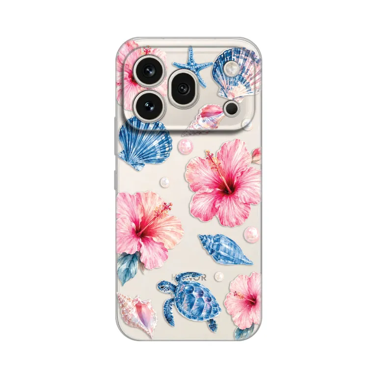 Maska Silikonska Print Skin za Honor 600 Pro Hibiscus Sea