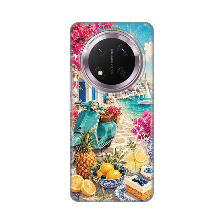 Maska Silikonska Print Skin za Honor Magic 7 Lite Summer in Greece