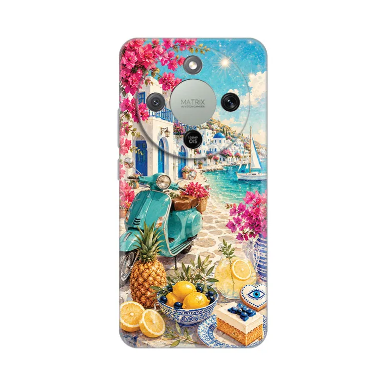 Maska Silikonska Print Skin za Honor Magic 8 Lite Summer in Greece