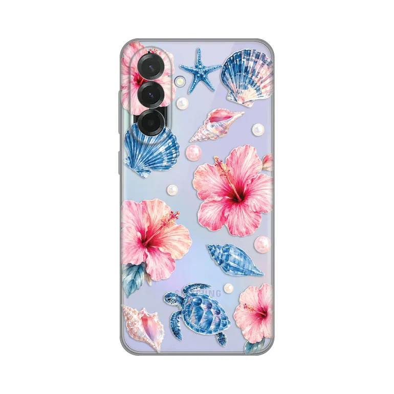 Maska Silikonska Print Skin za Samsung A376B Galaxy A37 5G Hibiscus Sea