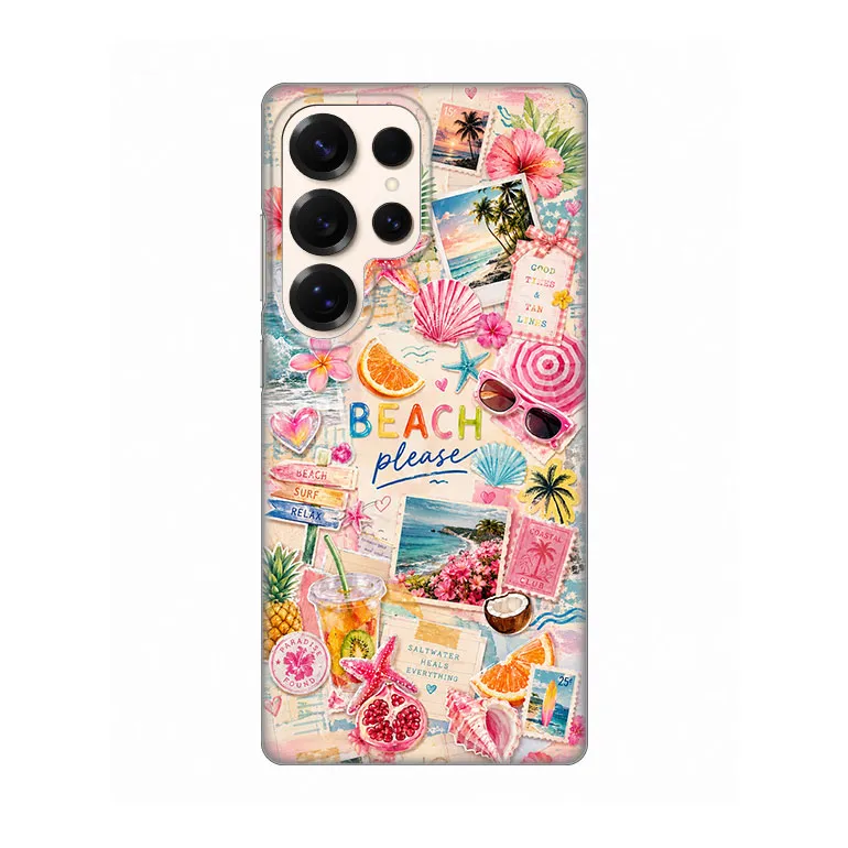 Maska Silikonska Print Skin za Samsung S938B Galaxy S25 Ultra Beach Please