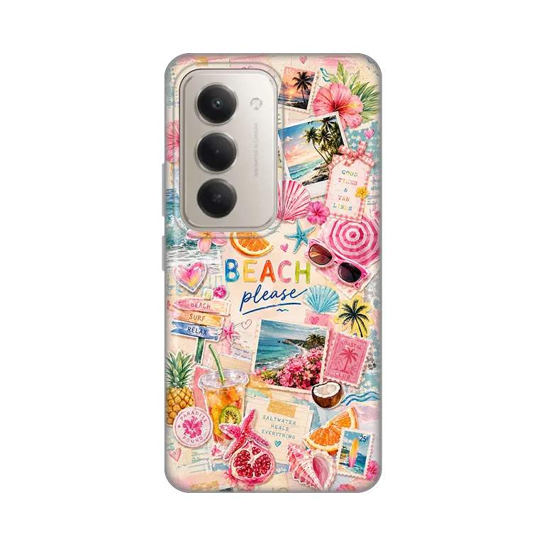 Maska Silikonska Print Skin za Xiaomi Redmi 15 4G Beach Please