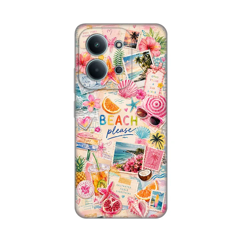 Maska Silikonska Print Skin za Xiaomi Redmi 15C 4G Beach Please