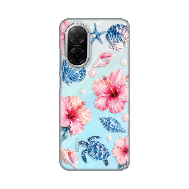 Maska Silikonska Print Skin za Xiaomi Redmi A5(173mm) Hibiscus Sea