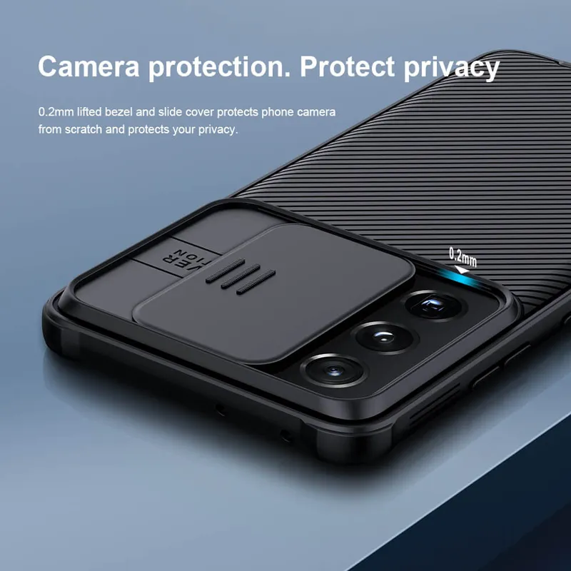 Futrola Nillkin Cam Shield Pro za Samsung G998B Galaxy S21 Ultra crna