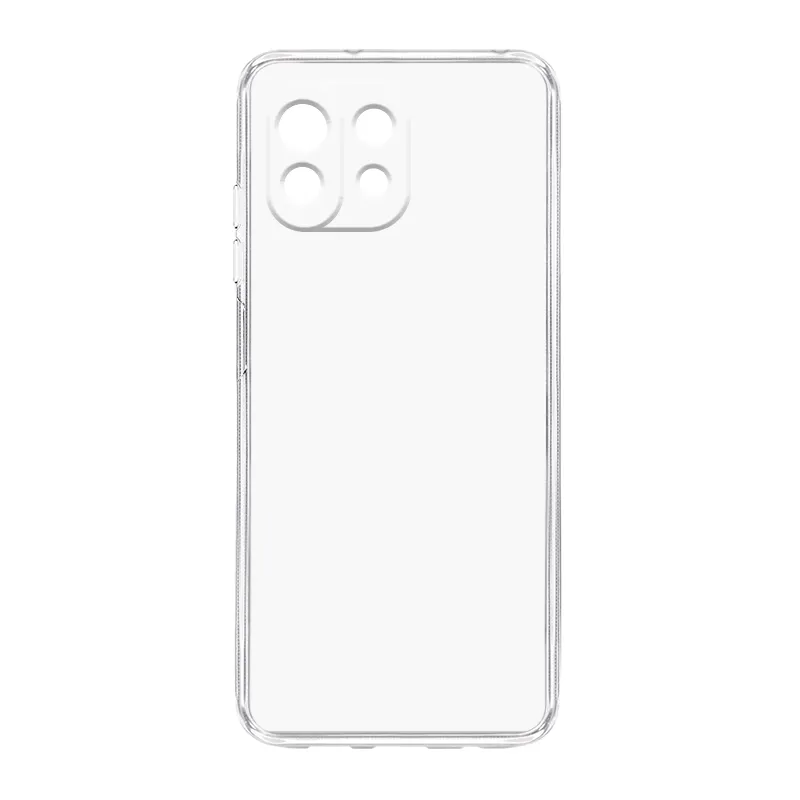 Futrola ULTRA TANKI PROTECT silikon za Xiaomi Mi 11 lite providna (bela)