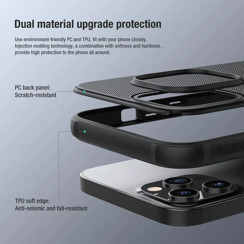 Futrola NILLKIN Super Frost Pro za iPhone 13 Pro (6.1) crna