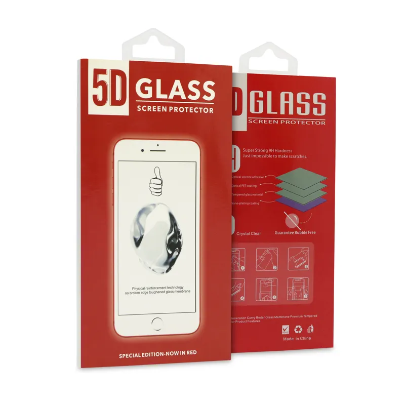 Folija za zastitu ekrana GLASS 5D za Iphone XR/11 crna
