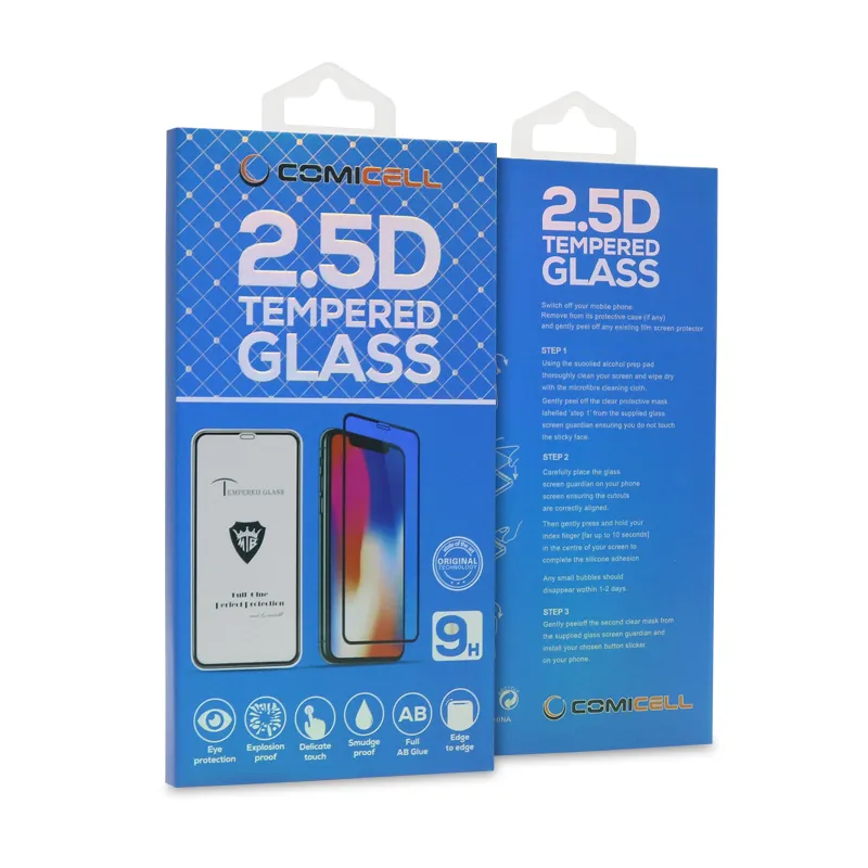 Folija za zastitu ekrana GLASS 2.5D za Samsung A105F/A107F/M105F Galaxy A10/A10s/M10 crna