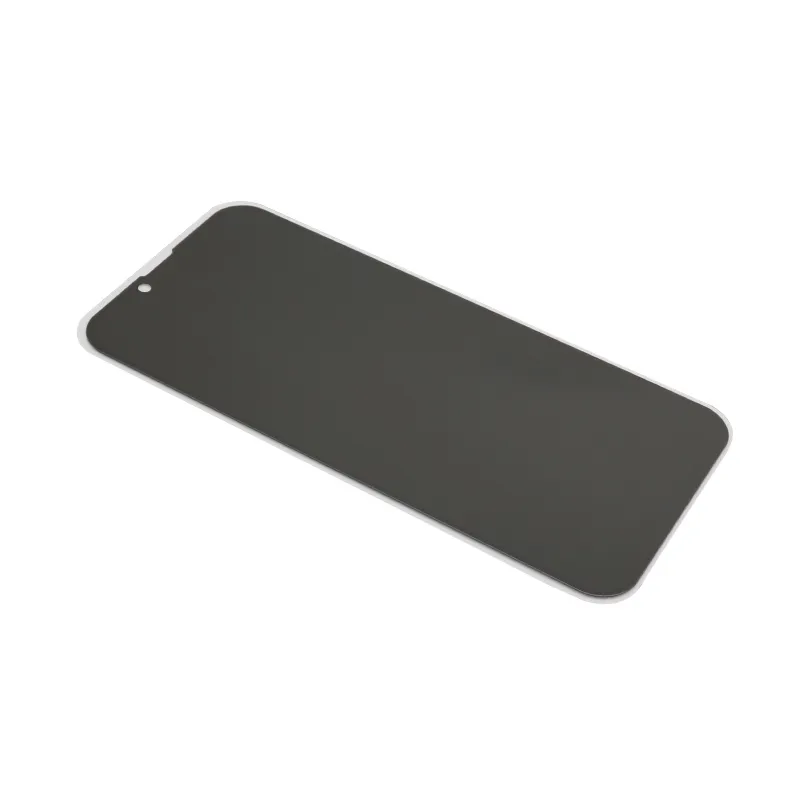 Folija za zastitu ekrana GLASS PRIVACY 2.5D full glue za Iphone 13/13 Pro/14/16e/17e (6.1) crna