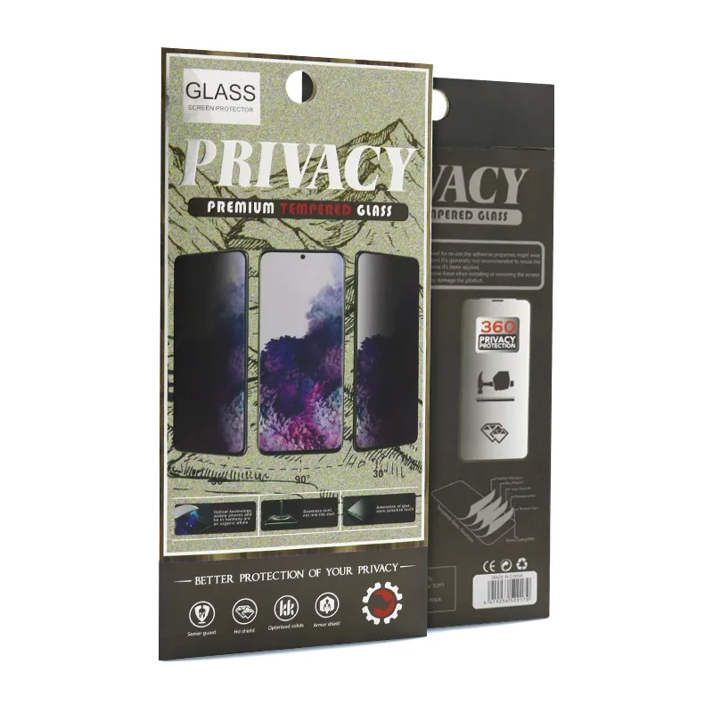 Folija za zastitu ekrana GLASS PRIVACY 2.5D full glue za Samsung G991F Galaxy S21 crna