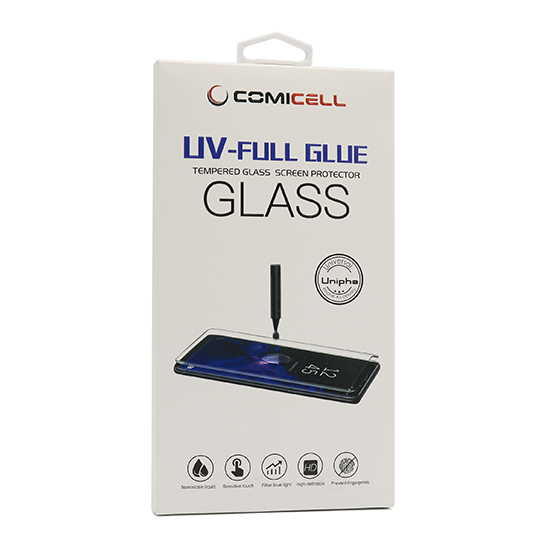 Folija za zastitu ekrana GLASS 3D MINI UV-FULL GLUE za Samsung G998F Galaxy S21 Ultra zakrivljena providna (bez UV lampe)