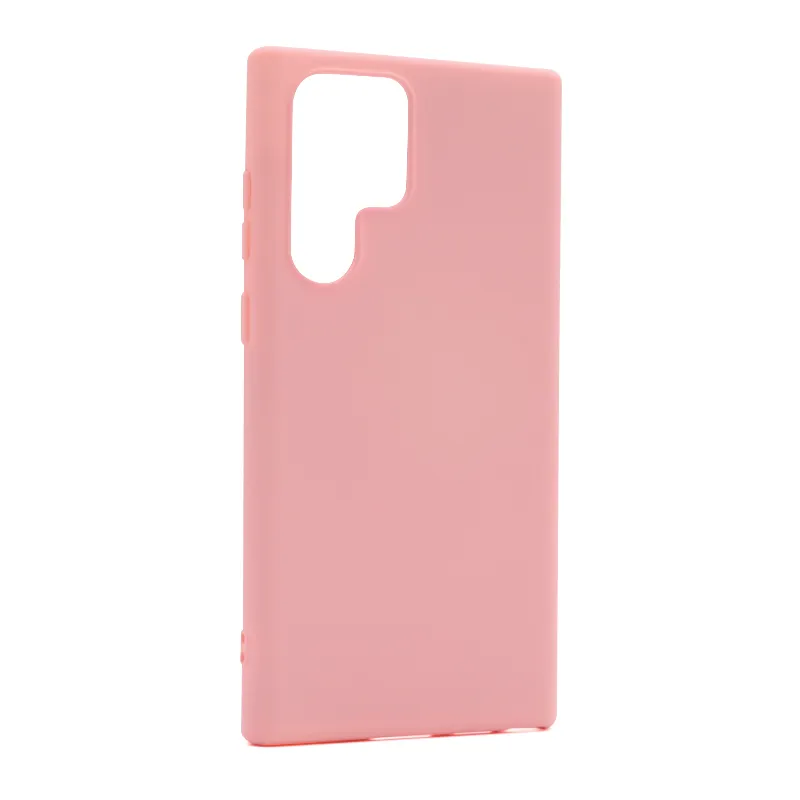 Futrola Soft Silicone za Samsung Galaxy S22 Ultra roze