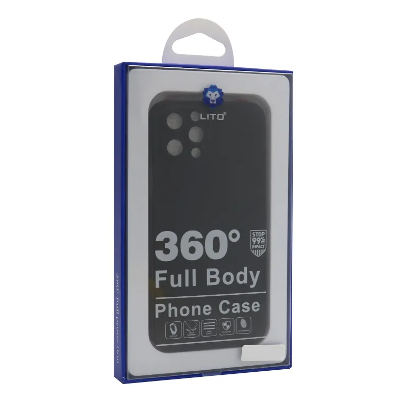 Futrola Lito Slim 360 Full za iPhone 12 Pro (6.1) crna