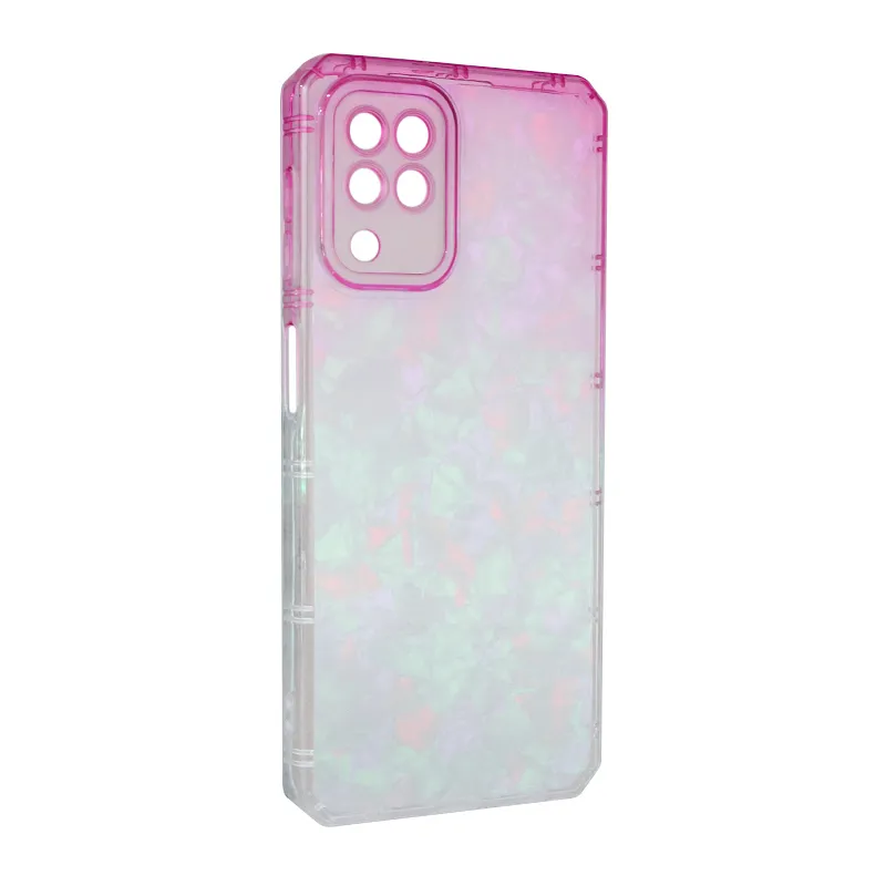 Futrola Crystal ombre za Samsung A225F Galaxy A22 4G roze