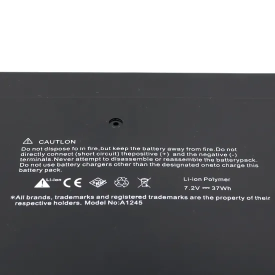 Baterija laptop Apple A1245 7.2V 5200mAh crna HQ