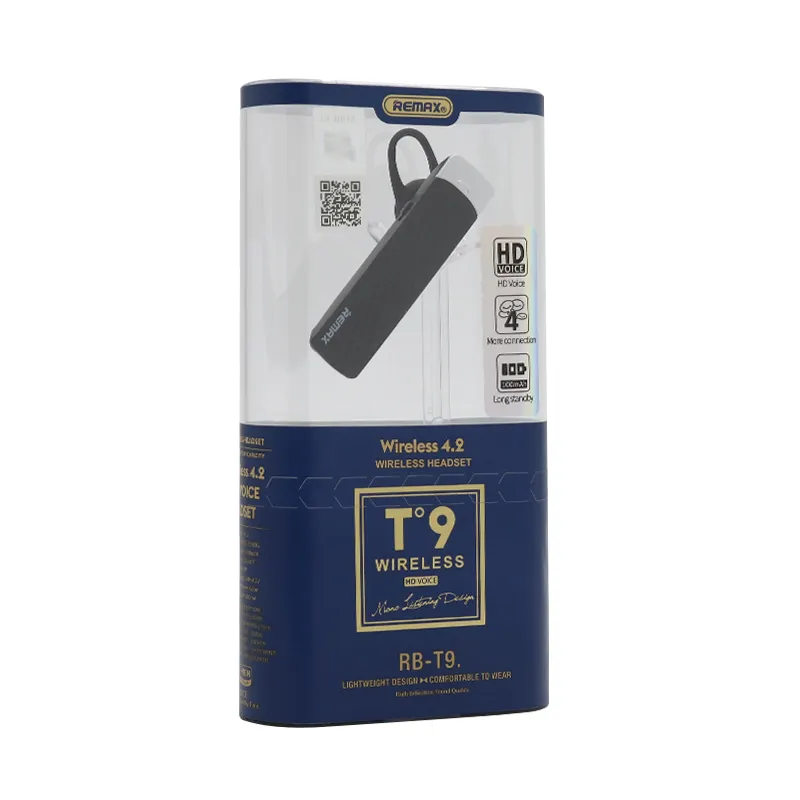 Bluetooth headset (slusalica) REMAX RB-T9 crni