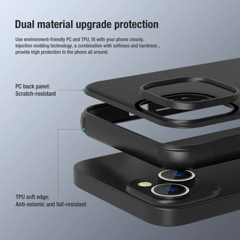 Futrola NILLKIN SUPER FROST PRO za iPhone 14 (6.1) crna