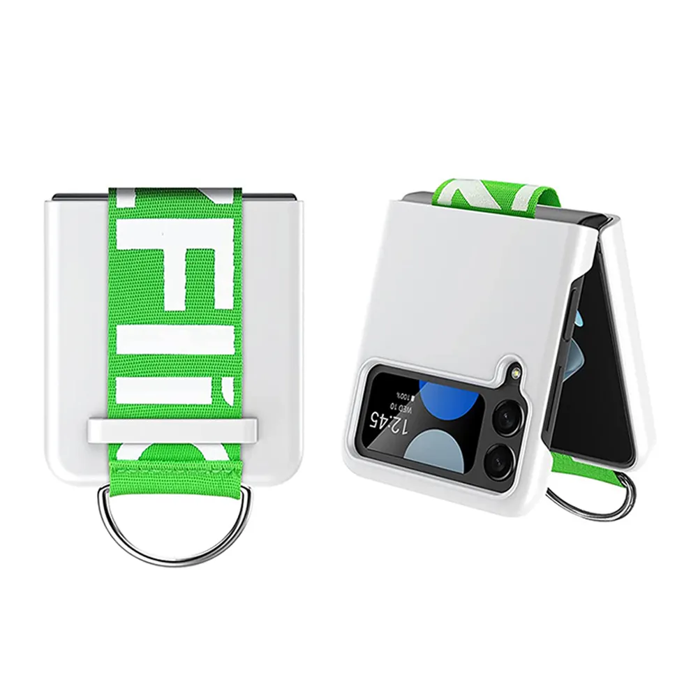 Futrola RING WRAP za Samsung F721B Galaxy Z Flip 4 5G bela