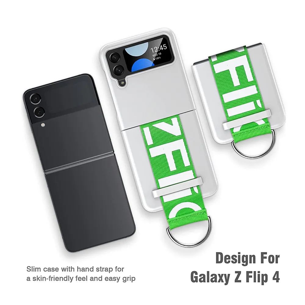 Futrola RING WRAP za Samsung F721B Galaxy Z Flip 4 5G bela