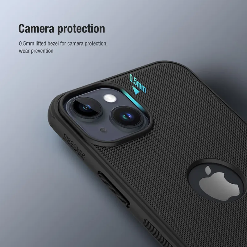Futrola Nillkin Super Frost Pro za iPhone 14 (6.1) crna (logo cut)