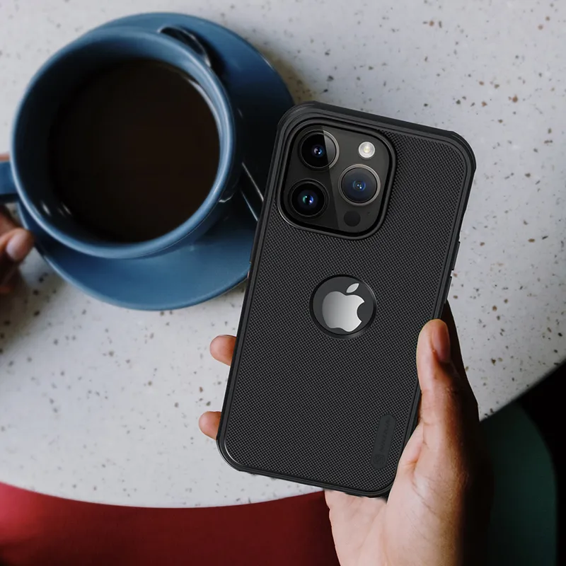 Futrola Nillkin Super Frost Pro za iPhone 14 Pro (6.1) ljubicasta (logo cut)