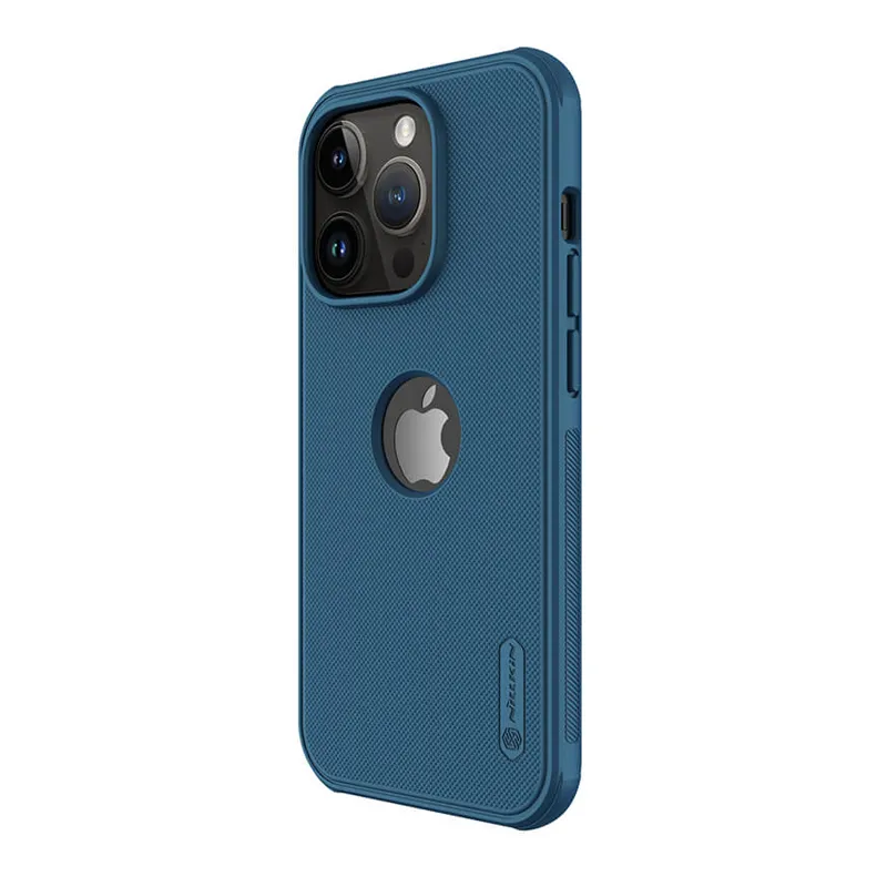 Futrola Nillkin Super Frost Pro za iPhone 14 Pro Max (6.7) plava (logo cut)